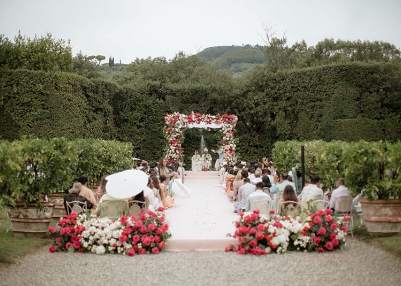 South Asian wedding in Italy