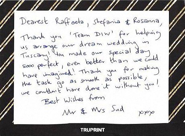 Indian Wedding Testimonial