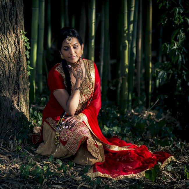 Indian Bride in Italy