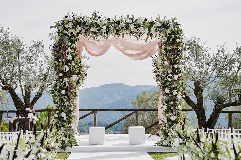 Mandap For Indian Wedding In Italy 13